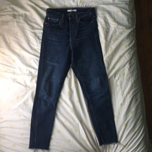 Levi’s Wedgie Fit Skinny Dark Wash Jeans Waist 27